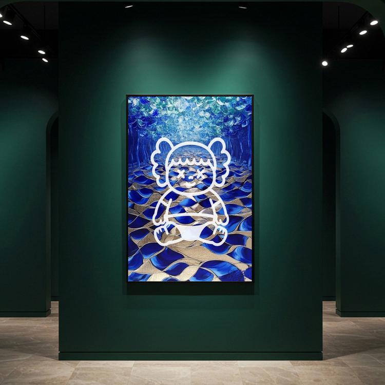 그림 액자 팝아트 인테리어소품 파도의 기도 캐릭터그림 캐릭터액자 대형 거실 포인트 감성 아트포스터 모던한 집꾸미기 이미지