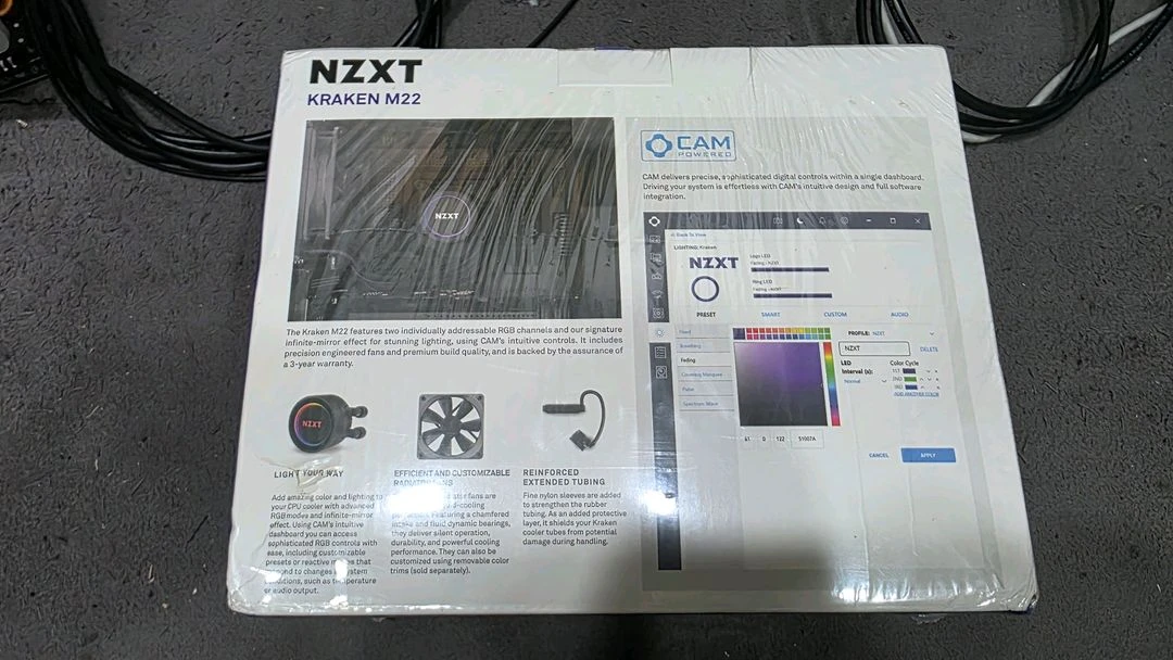NZXT Kraken M22 120mm 수냉 쿨러 미개봉 새제품 이미지