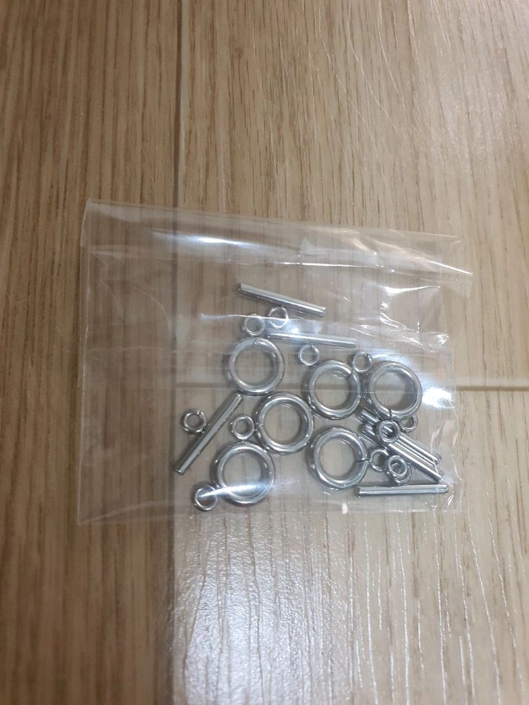 우편가능/팔찌 악세사리 만들기 재료 DIY OT 걸이 버클 고리 10mm 6개 세트 이미지