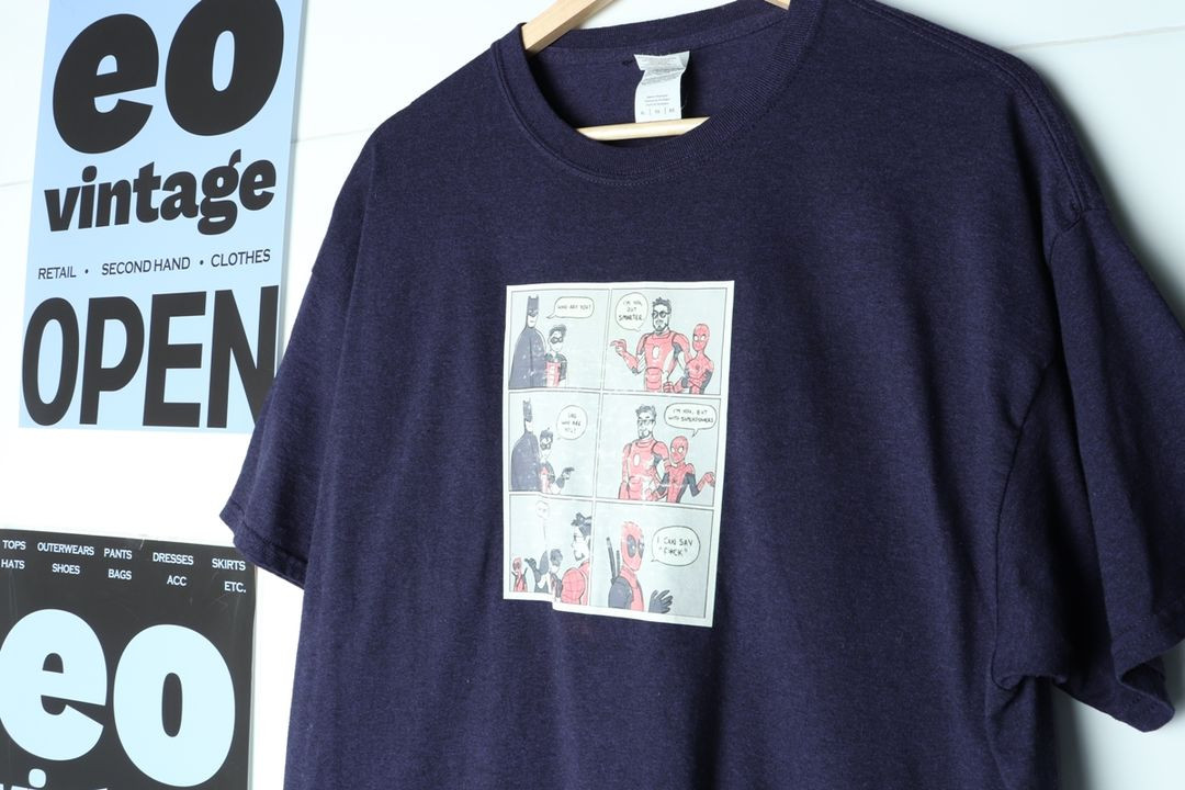(XL-3XL) 브랜드빈티지 반팔 티셔츠 빅사이즈 이미지