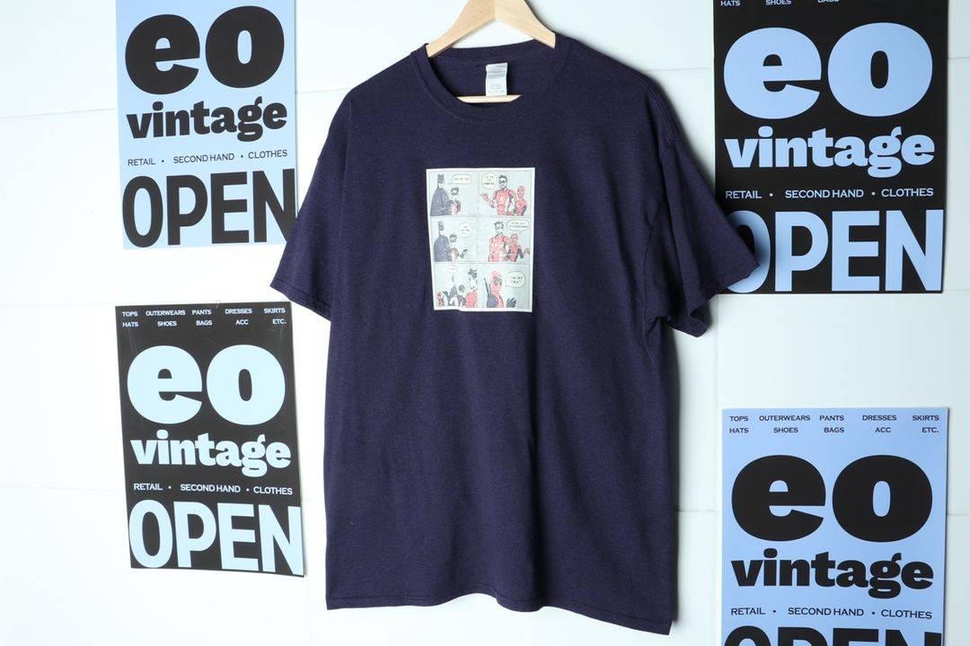 (XL-3XL) 브랜드빈티지 반팔 티셔츠 빅사이즈 이미지