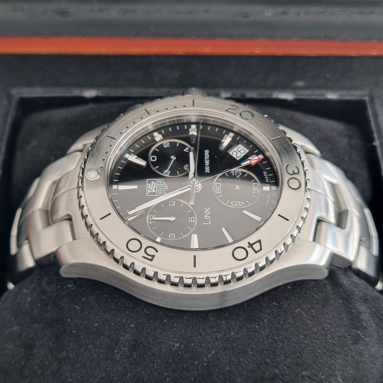 태그호이어 링크 구구형 크로노그래프 42mm 쿼츠 CJ1110 이미지