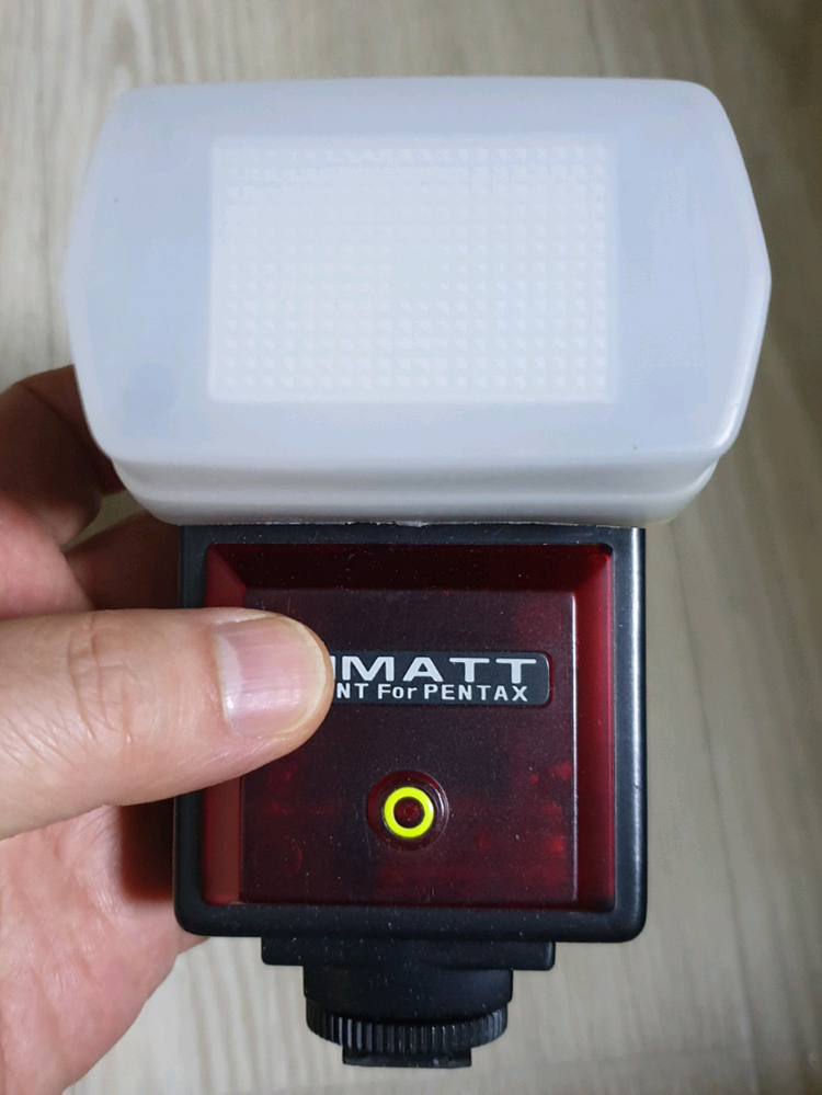펜탁스 필름 카메라 플래시 HIMATT. 삼각대 이미지