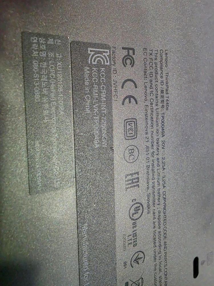 레노버 씽크패드 T440s 노트북 판매해요 이미지
