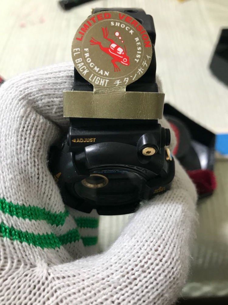 dw-8200b-9a(프로그맨 흑금원판)미사용신품완품, 쥐샥, 지샥 이미지