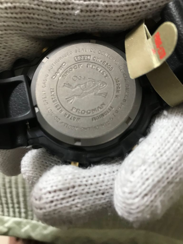 dw-8200b-9a(프로그맨 흑금원판)미사용신품완품, 쥐샥, 지샥 이미지