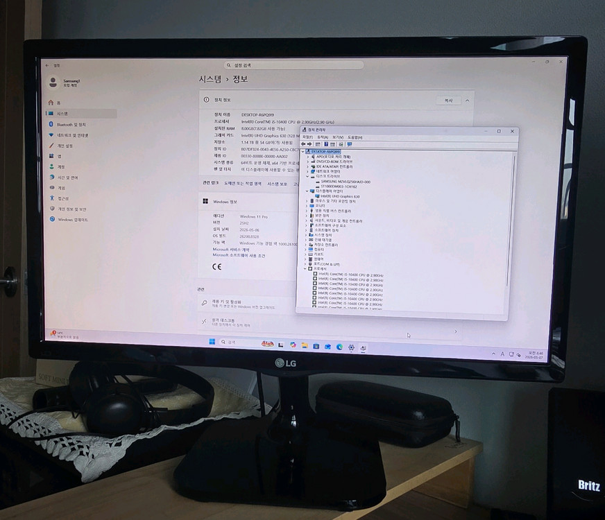 삼성데스크탑i5 10400컴퓨터 -Win 11Pro 이미지
