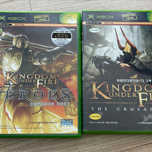 xbox 킹덤언더파이어 시리즈(크루세이더즈, 히어로즈) 팝니다 이미지