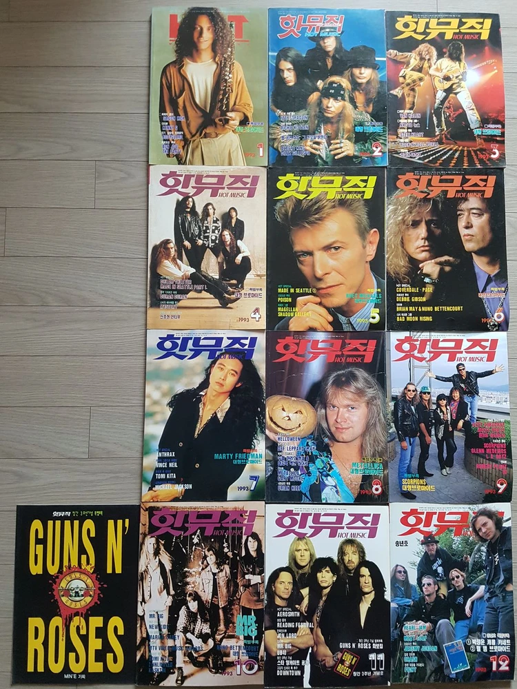 핫뮤직 1990~2004, 메탈리카, 너바나, 건스앤로지스, 본조비, 오아시스, 라디오헤드, 펄잼(CD,개별 판매) 이미지