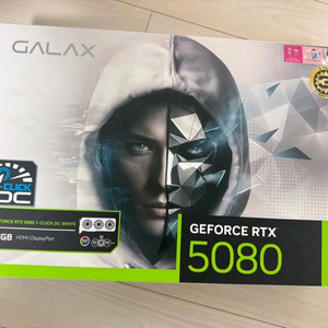 rtx 5080 갤럭시 화이트 미개봉 이미지