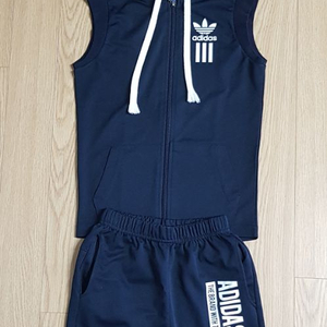 adidas 아디다스 키즈 여름 반팔 트레이닝 세트 이미지