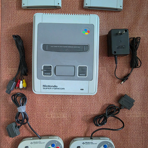 슈퍼패미컴 SFC/SNES 2인셋 + RPG 게임 2개 이미지