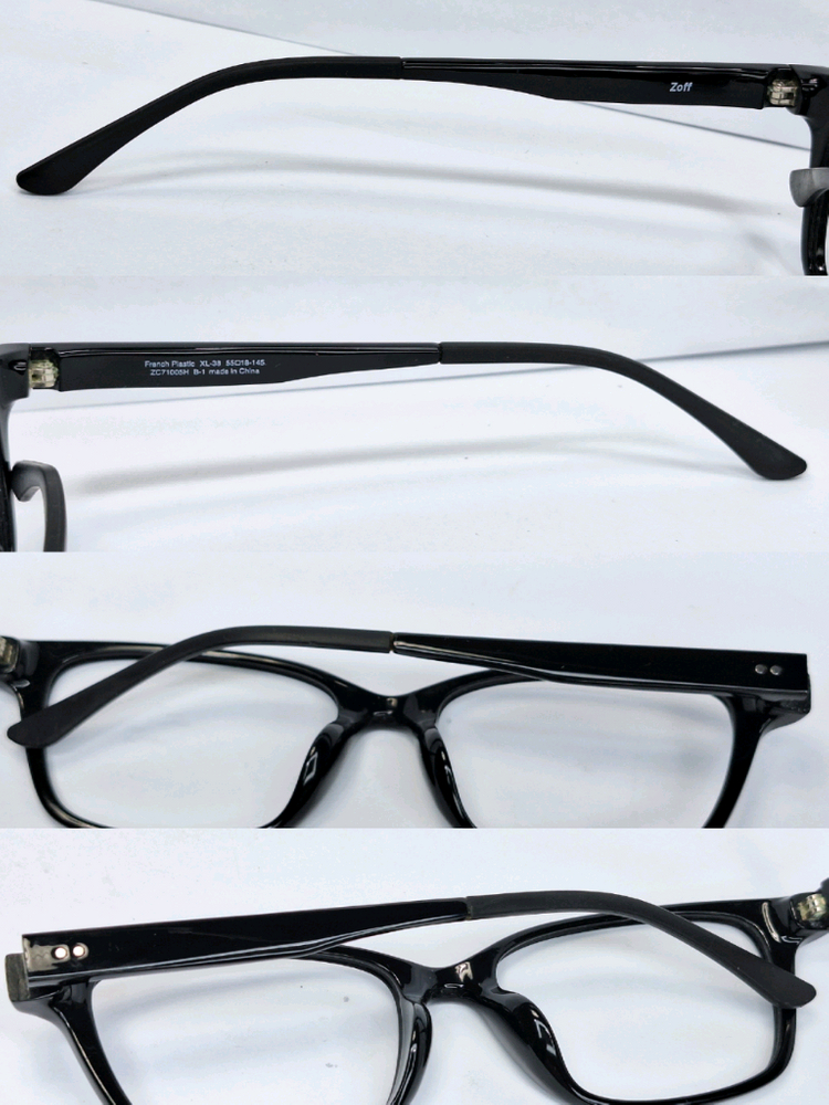 조프 Zoff ZC71005H 사각 뿔테 안경 안경테 55mm/빈티지 y2k 클래식 레트로 아이웨어 패션 일본 수입 이미지