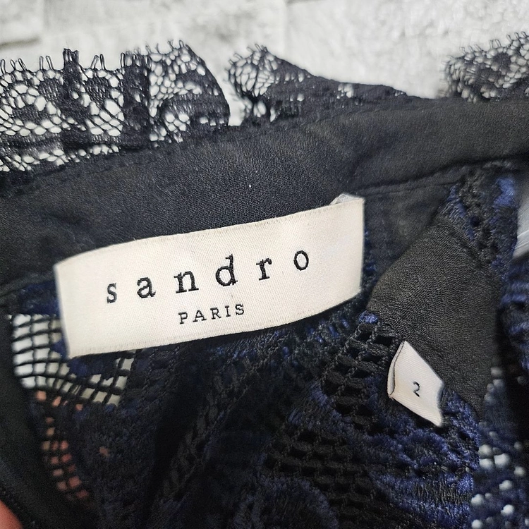 산드로 sandro 플라워 레이스 원피스 이미지