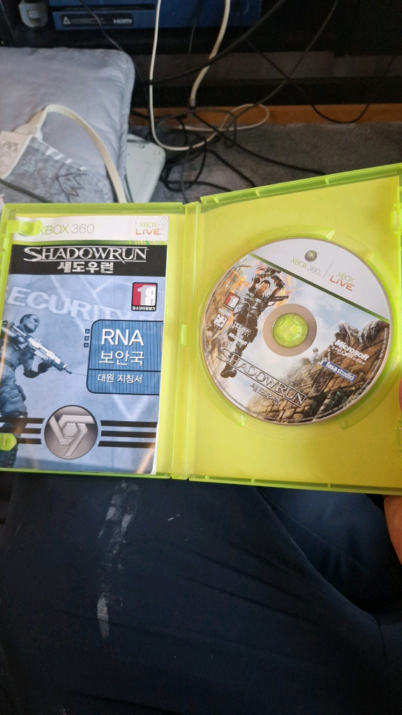xbox360 섀도우런 정발 한글자막 상태S급 엑원,엑시엑 하위호환됨 이미지