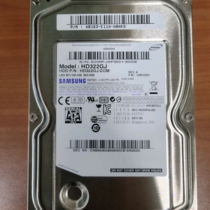 하드디스크 삼성전자 Spinpoint F4 HD322GJ 320GB 이미지