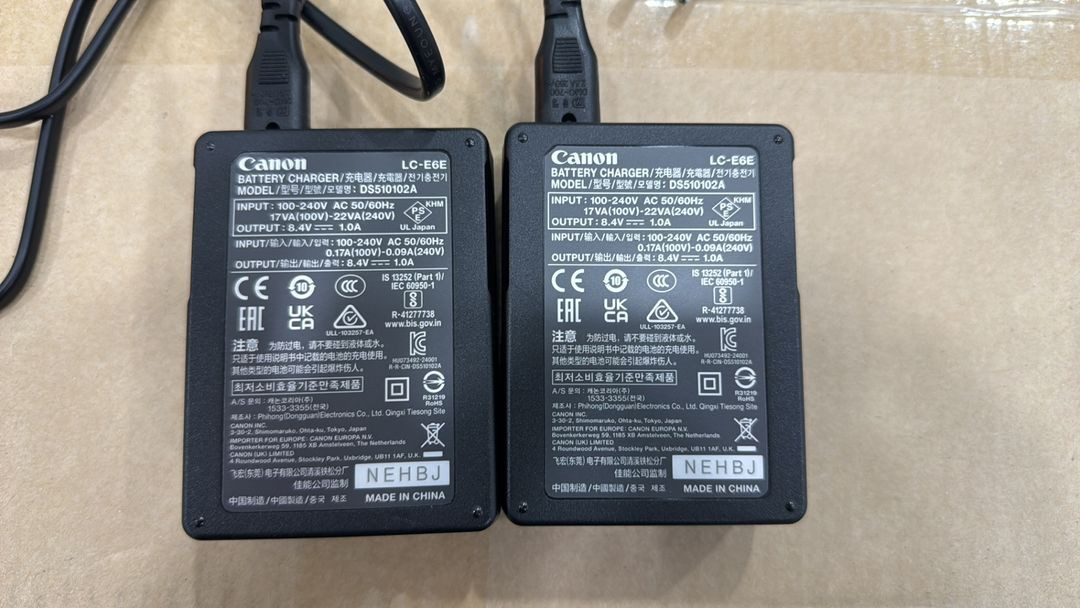 캐논 LC-E6E 카메라 배터리 충전기 이미지