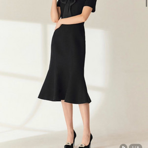 BAU 브라이드앤유 엠마 트위드 원피스(블랙,1size) 이미지