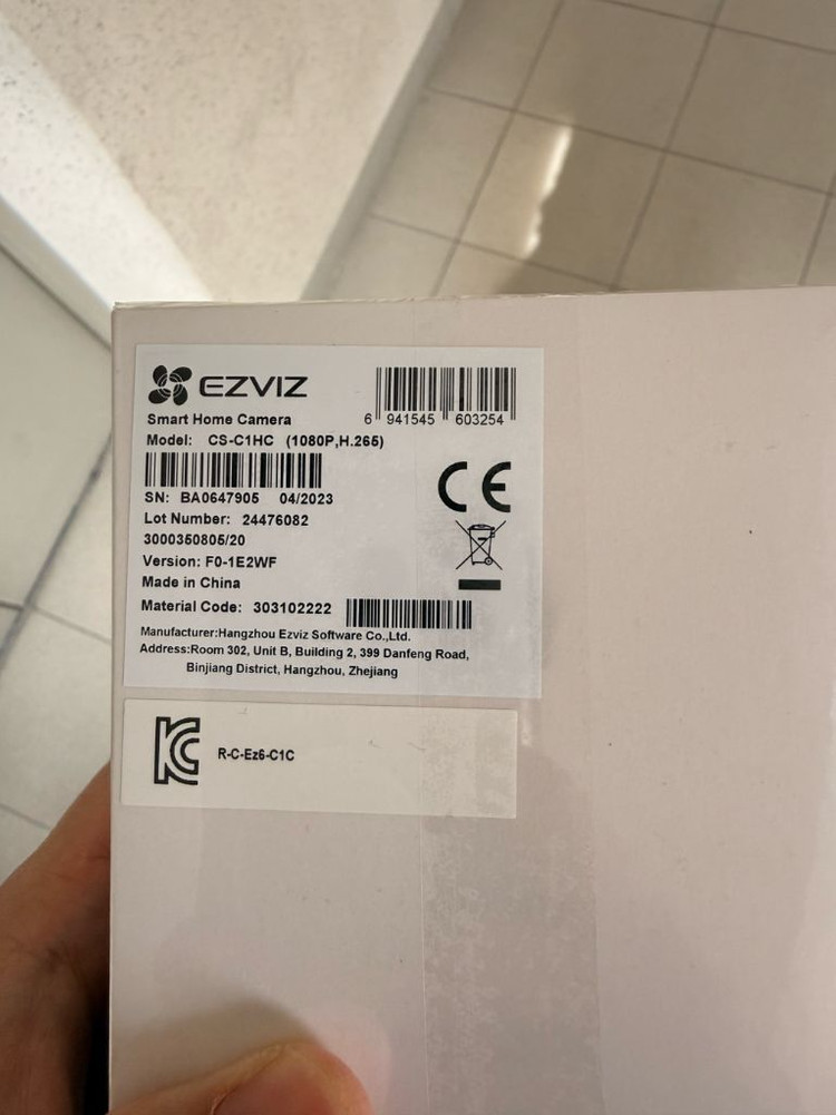 이지비즈 홈카메라 c1hc 64gb 메모리 포함 팝니다 이미지