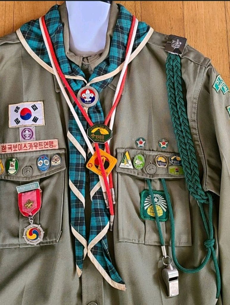 80년대 보이스카우트 단복 이미지