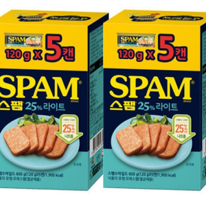 스팸 라이트 120g 10개 이미지