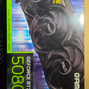 PALIT RTX 5080 GAMINGPRO 16gb이엠텍 미개봉팜 이미지
