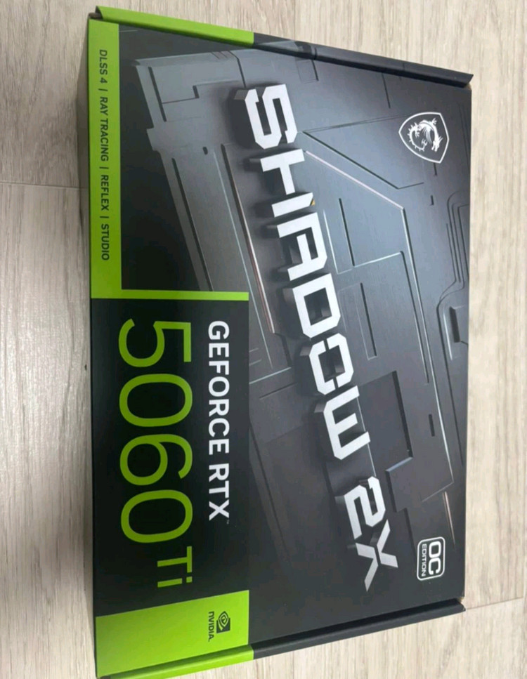 MSI RTX 5060 Ti SHADOW 2X 16GB 이미지