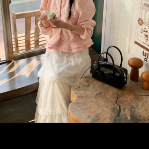 바이씨니 봄동가디건핑크 이미지