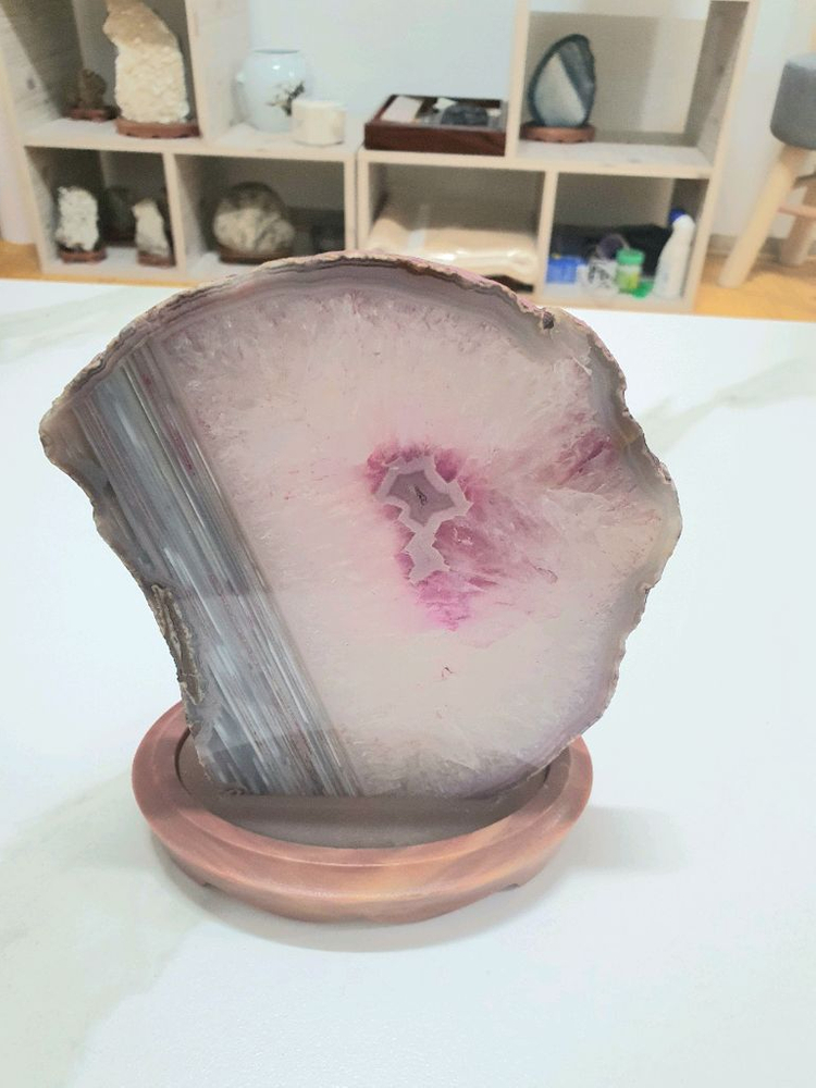 마노 수석 이미지