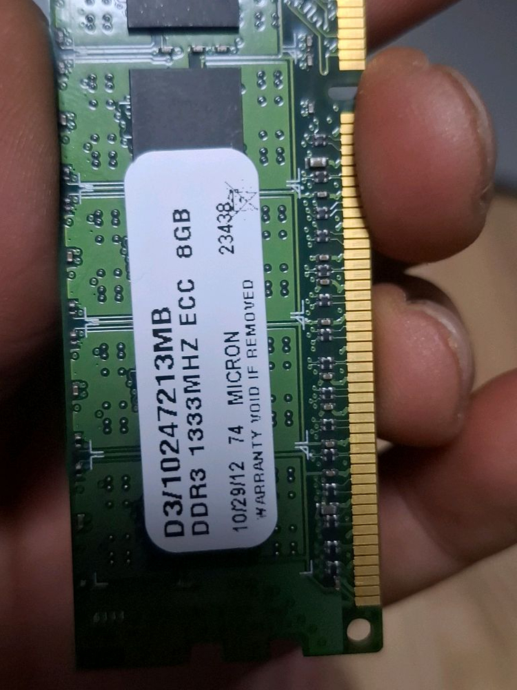 DDR3 8GB ECC UDIMM 서버전용(PC3-10600E) 이미지