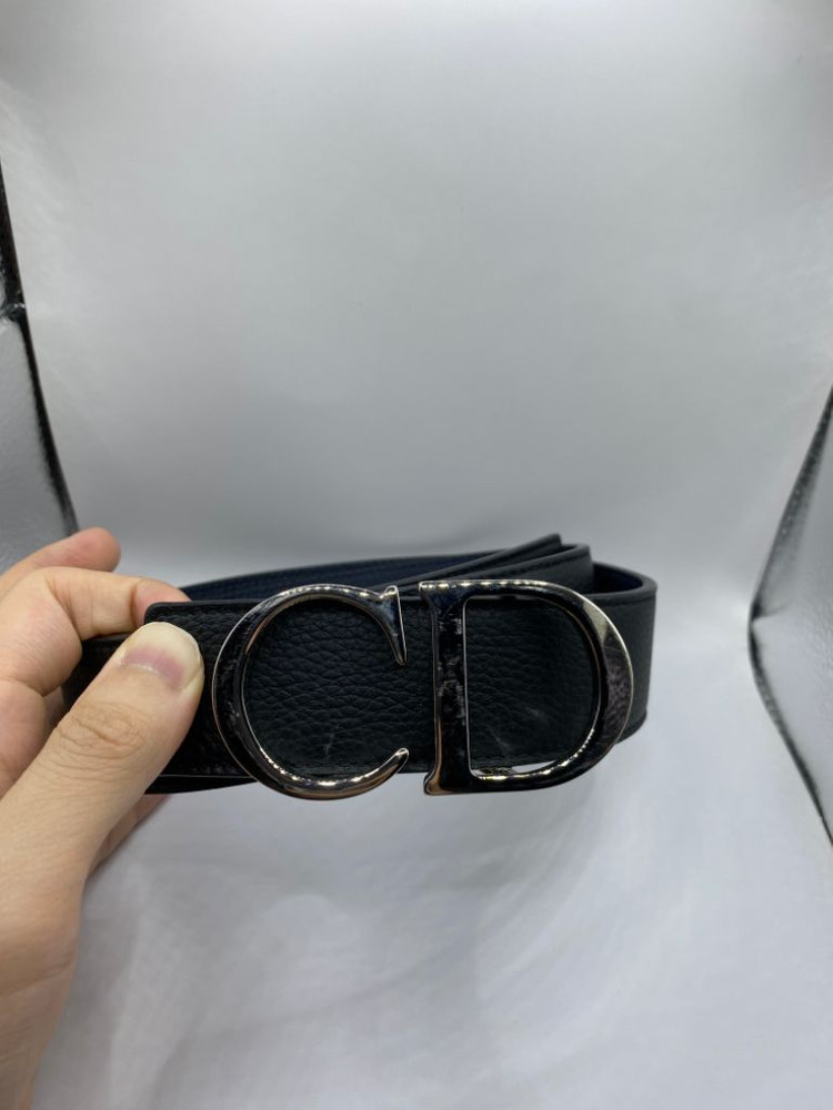 [인보이스] 디올 CD 은장 로고 35MM 벨트 이미지