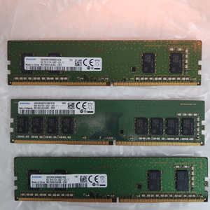 DDR4 4GB x 2 + 8GB 메모리 3개 세트 이미지