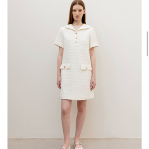 르메메 세일러 로브 sailor robe 아이보리 S 피로연 원피스 2부드레스 이미지