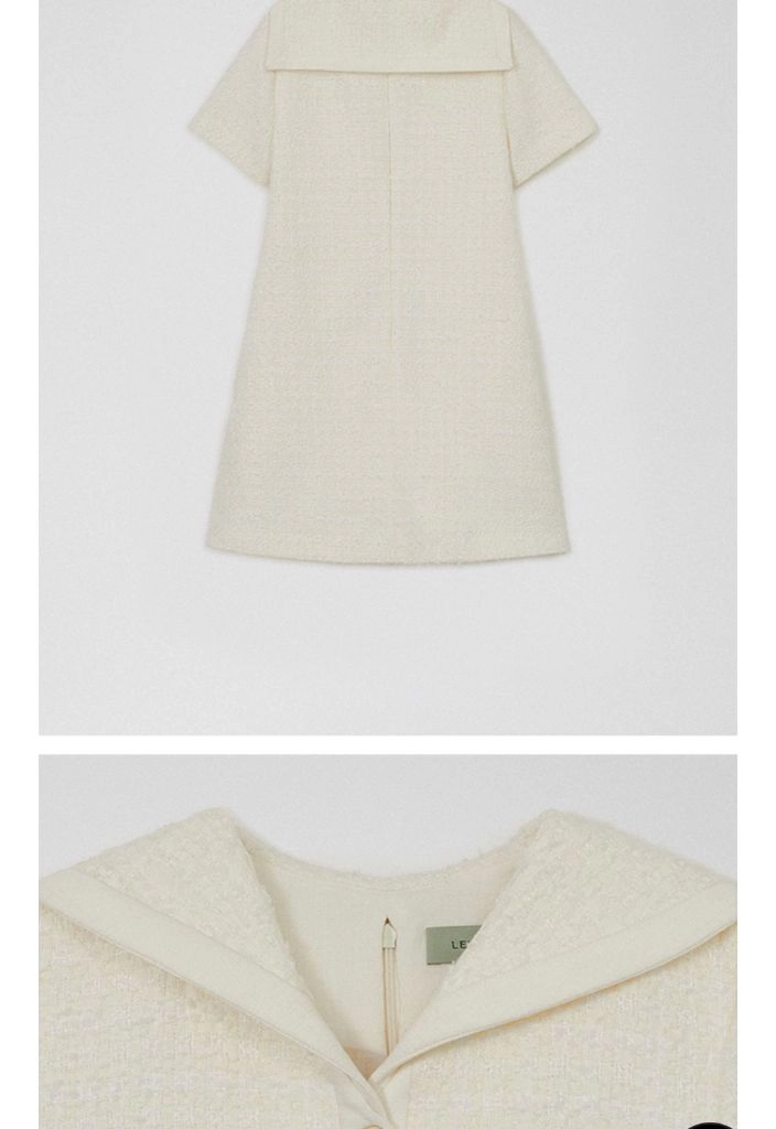 르메메 세일러 로브 sailor robe 아이보리 S 피로연 원피스 2부드레스 이미지