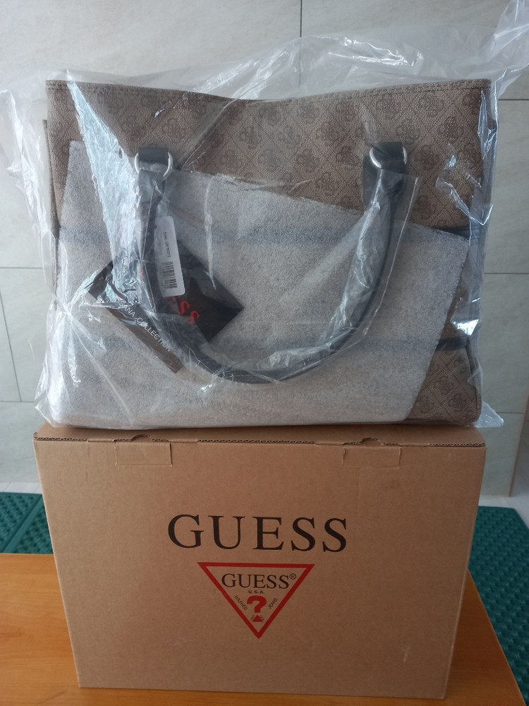 정품GUESS)게스NISSANA트래블 백(쇼핑도트)미개 이미지
