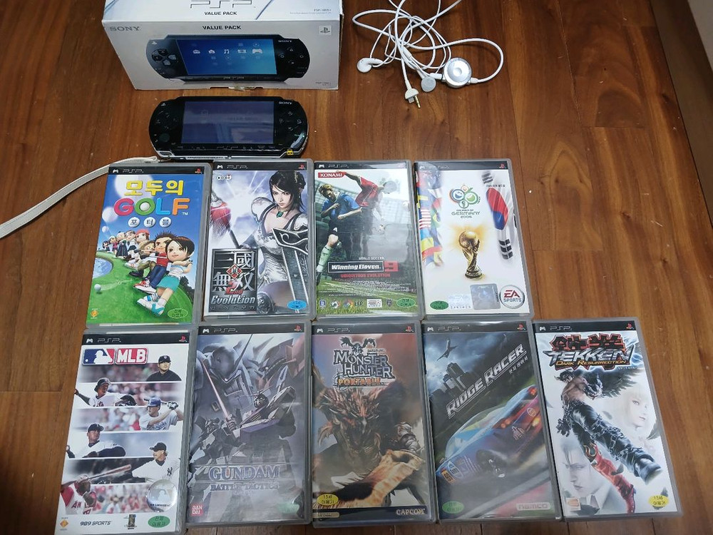 PSP 1005K 밸류팩 및 게임타이틀 일괄 팝니다~ 이미지