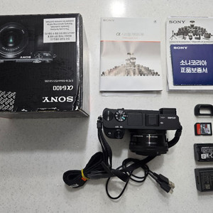 소니 a6400 미러리스 카메라 16-50mm 렌즈킷 포함 신품급 이미지