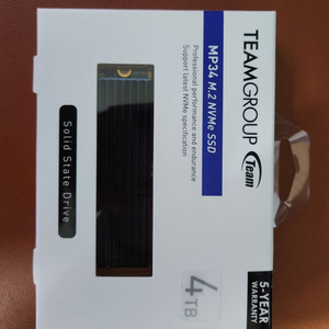 TeamGroup MP34 M.2 NVMe 4tb 4테라 D램탑재 TLC 모델 이미지