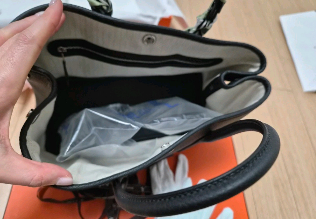 새상품*에르메스 가든파티 30 블랙 풀세트 k각인 인보이스포함 이미지