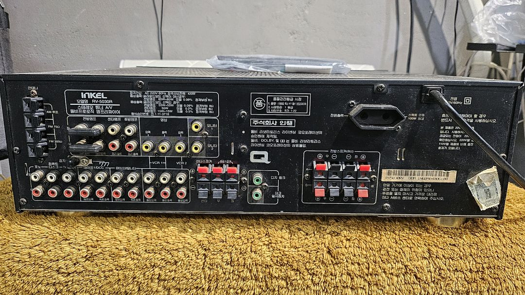 인켈 RV-5030R 리시버앰프 인티앰프 간편리모컨 포함 이미지
