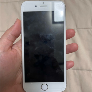 아이폰6s 실버 128기가 배터리100 카메라 무음 이미지