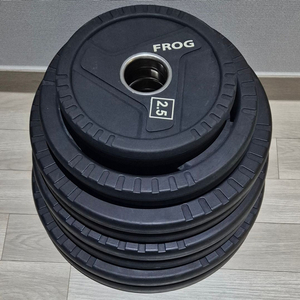 (택포) 105KG 우레탄 중량 원판 바벨 플레이트 플러그피트니스 레인 이미지
