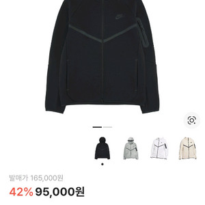 테크플리스 윈드러너 후디 이미지
