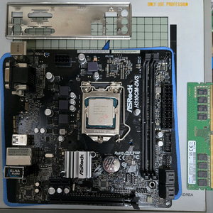 ASRock H310CM-DVS, i3-9100, ddr4 8GB 이미지