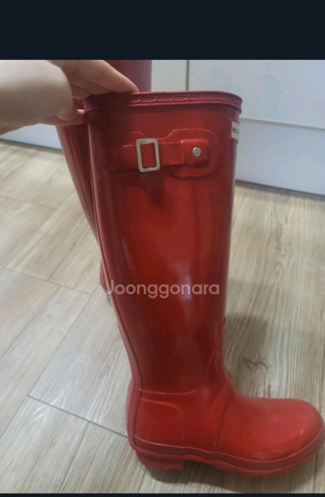 헌터 레인부츠 이미지