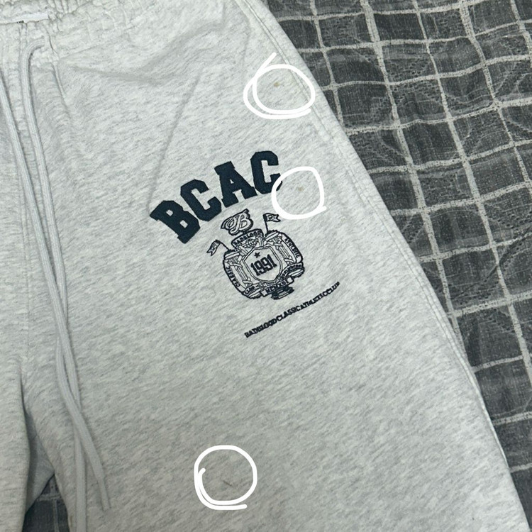 배드블러드 BCAC 엠블렘 헤비웨이트 조거 XS, 그레이 이미지