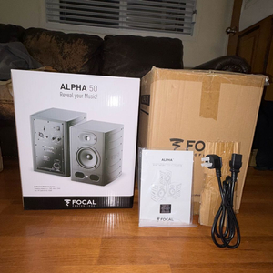 포칼 알파50 모니터 스피커 구성품 FOCAL ALPHA 50 이미지