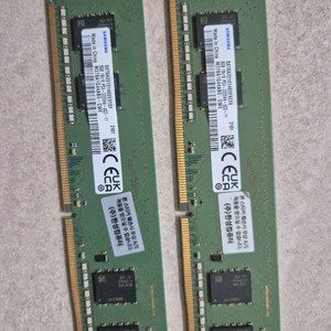 삼성 DDR4 8GB 3200 21년 제조 메모리 2개 일괄 반택포 이미지