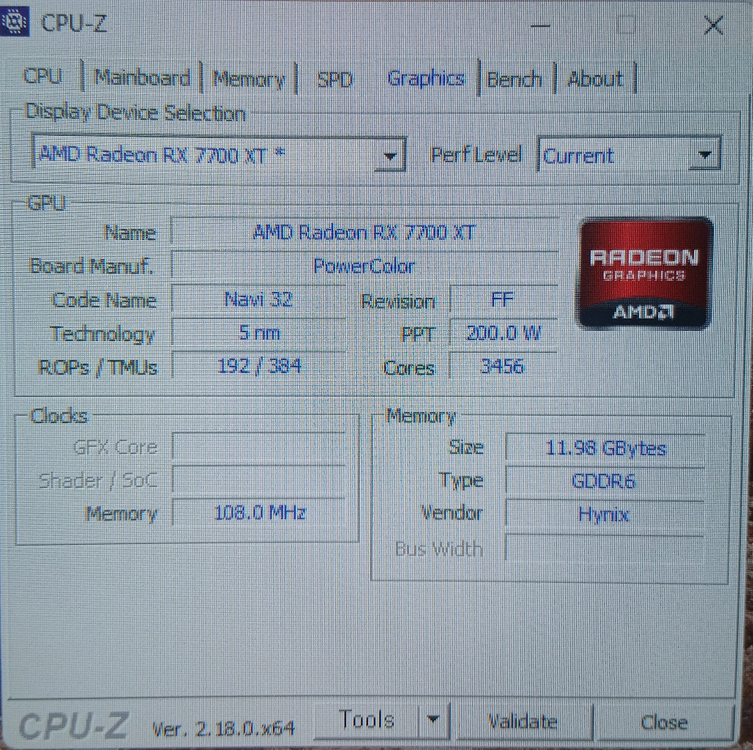 powercolor rx 7700xt 이미지