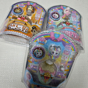 새콤달콤 티니핑 피규어 3개(샌드핑, 머랭핑, 멜로핑) 새상품 이미지